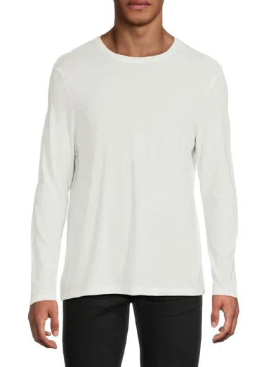 Saks Fifth Avenue Men's Solid Crewneck T-shirt In White