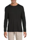 Saks Fifth Avenue Men's Solid Crewneck T-shirt In Black