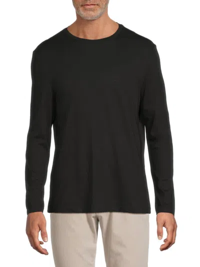 Saks Fifth Avenue Men's Solid Crewneck T-shirt In Black