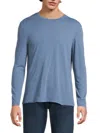 Saks Fifth Avenue Men's Solid Crewneck T-shirt In Blue