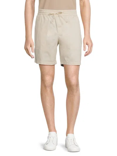 Saks Fifth Avenue Men's Solid Drawstring Shorts In Ecru