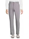 Saks Fifth Avenue Men's Solid Dress Pants In Pearl Grey