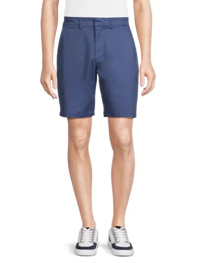 Saks Fifth Avenue Men's Solid Shorts In Medium Blue