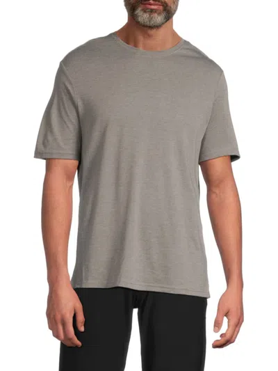 Saks Fifth Avenue Men's Triblend Short Sleeve Crewneck T-shirt In Dark Grey Heather