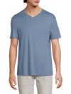 Saks Fifth Avenue Men's Solid V-neck T-shirt In Multi