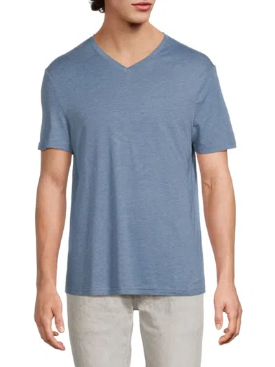 Saks Fifth Avenue Men's Solid V-neck T-shirt In Multi