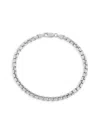 Saks Fifth Avenue Men's Sterling Silver Box Bracelet In Silver
