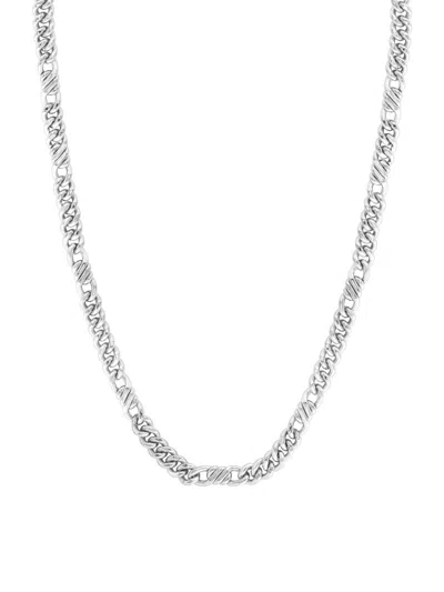 Saks Fifth Avenue Men's Sterling Silver Chain Necklace In Pink