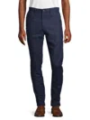 Saks Fifth Avenue Men's Stretch Linen Pants In Navy