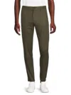 Saks Fifth Avenue Men's Stretch Linen Pants In Olive