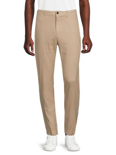Saks Fifth Avenue Men's Stretch Linen Pants In Travertine