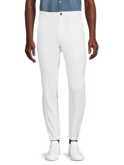 Saks Fifth Avenue Men's Stretch 100% Linen Pants In White