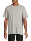 Saks Fifth Avenue Men's Triblend Short Sleeve Crewneck T-shirt In Gray