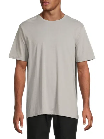 Saks Fifth Avenue Men's Triblend Short Sleeve Crewneck T-shirt In Gray