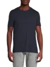 Saks Fifth Avenue Men's Short-sleeve Crewneck T-shirt In Blue
