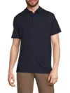 Saks Fifth Avenue Men's Short-sleeve Polo Shirt In Blue