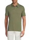 Saks Fifth Avenue Men's Short-sleeve Polo Shirt In Green