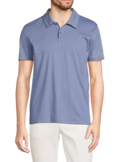 Saks Fifth Avenue Men's Ultraluxe Polo In Country Blue