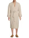 Saks Fifth Avenue Men's Waffle Knit Robe In Camel