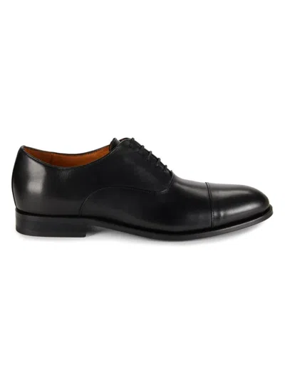 Saks Fifth Avenue Men's William Leather Oxfords In Black