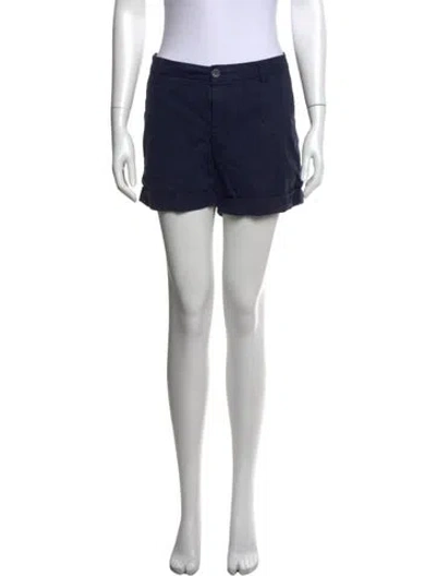 Pre-owned Saks Fifth Avenue Mini Shorts In Blue