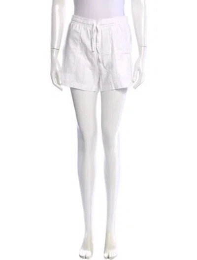 Pre-owned Saks Fifth Avenue Mini Shorts In White