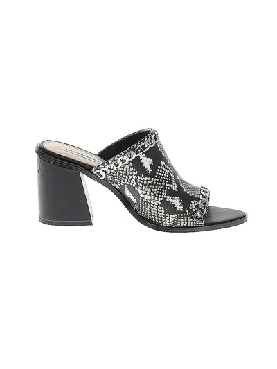 Pre-owned Saks Fifth Avenue Mule/clog In Black