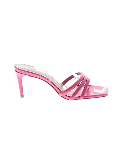 Pre-owned Saks Fifth Avenue Mule/clog In Pink