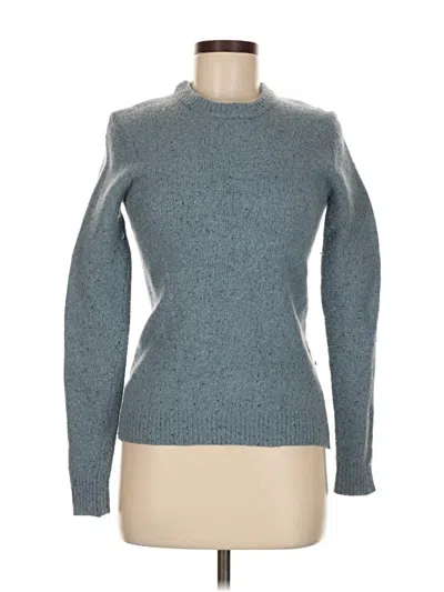 Pre-owned Saks Fifth Avenue Pullover Sweater In Blue