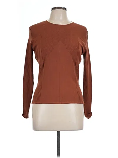 Pre-owned Saks Fifth Avenue Pullover Sweater In Brown