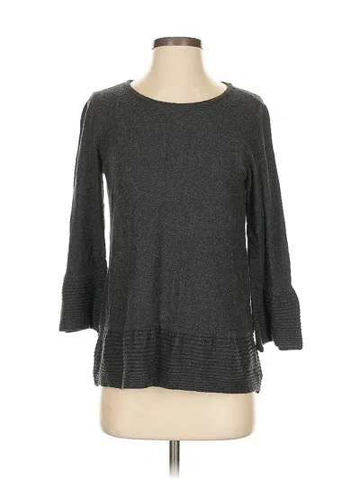 Pre-owned Saks Fifth Avenue Pullover Sweater In Gray