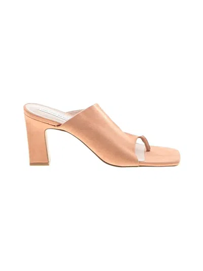 Pre-owned Saks Fifth Avenue Sandals In Tan