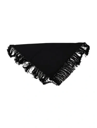Pre-owned Saks Fifth Avenue Shawl In Black