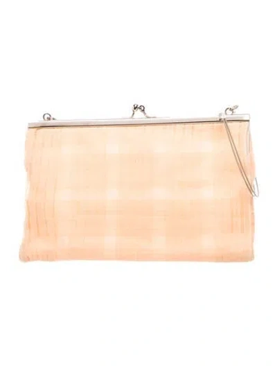 Pre-owned Saks Fifth Avenue Shoulder Bag In Neutrals
