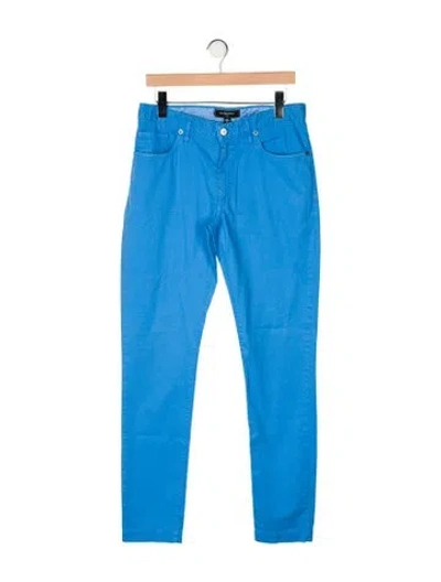 Pre-owned Saks Fifth Avenue Skinny Jeans In Blue