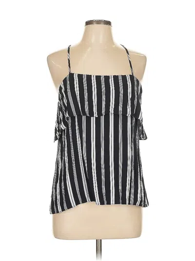Pre-owned Saks Fifth Avenue Sleeveless Blouse In Black