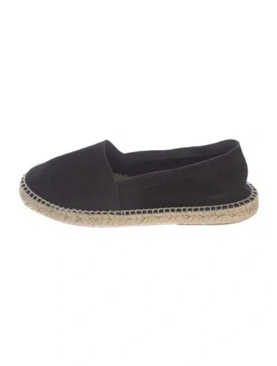 Pre-owned Saks Fifth Avenue Suede Espadrilles In Blue