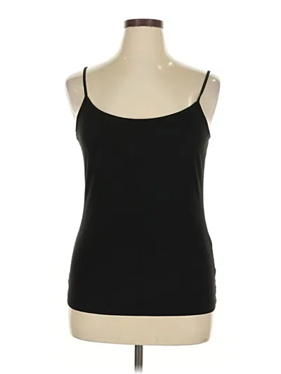 Pre-owned Saks Fifth Avenue Tank Top Black Strapless Neckline Tops