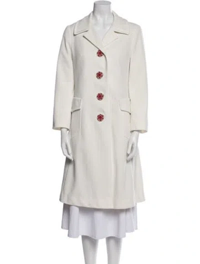 Pre-owned Saks Fifth Avenue Trench Coat In Neutral