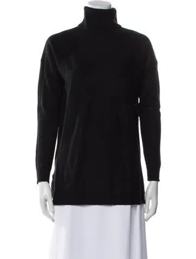 Pre-owned Saks Fifth Avenue Turtleneck Sweater In Black