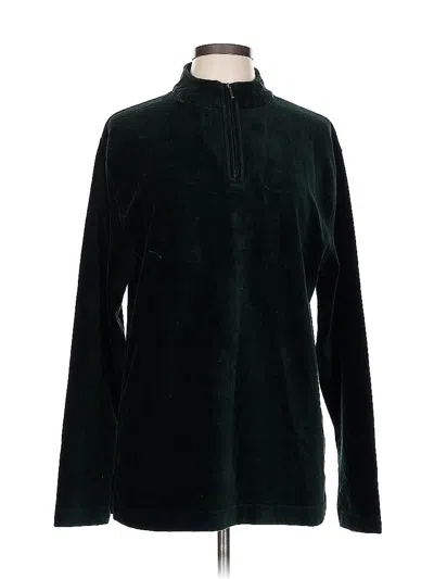 Pre-owned Saks Fifth Avenue Turtleneck Sweater In Green