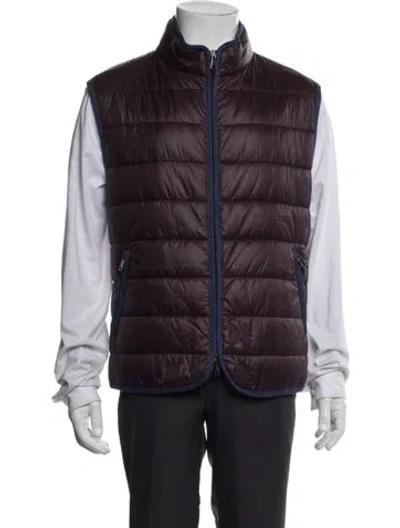 Pre-owned Saks Fifth Avenue Vest W/ Tags In Purple