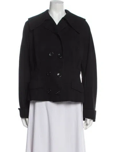 Pre-owned Saks Fifth Avenue Vintage 1950's Blazer In Black