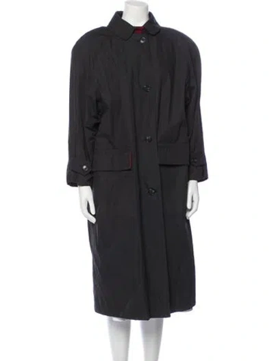 Pre-owned Saks Fifth Avenue Vintage Coat In Black