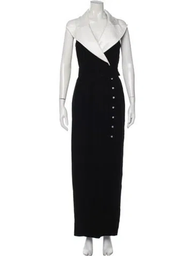 Pre-owned Saks Fifth Avenue Vintage Long Dress W/ Tags In Multi