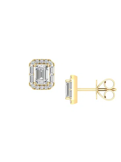 Saks Fifth Avenue Women's 1 Tcw Diamond Stud Earrings In Yellow Gold
