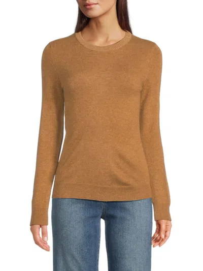 SAKS FIFTH AVENUE WOMEN'S 100% CASHMERE CREWNECK SWEATER