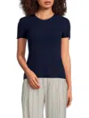 SAKS FIFTH AVENUE WOMEN'S 100% CASHMERE RIB KNIT TOP