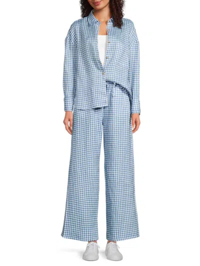 Saks Fifth Avenue Women's 100% Linen Drawstring Pants
