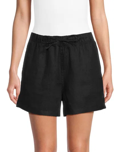 Saks Fifth Avenue Women's 100% Linen Drawstring Shorts